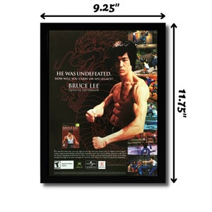 2002 Bruce Lee: Quest of the Dragon Print Ad/Poster Official Original Xbox Art image 2