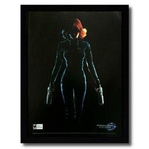 2005 Perfect Dark: Zero Framed Print Ad/Poster Xbox 360 Promo Wall Art Goldeneye