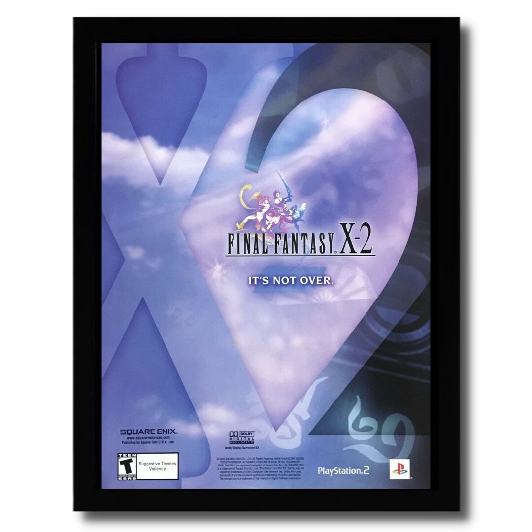 PS2 FFX-2 販促ポスター1枚 PS2 FFX-2 販促ポスター1枚 （PS2ソフト ファイナルファンタジー