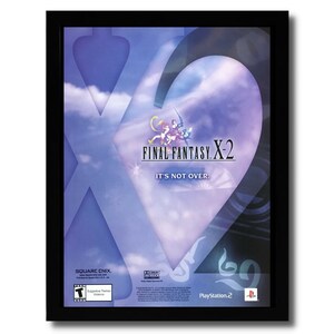Final Fantasy X-2 Print Ad/poster Official Original PS2