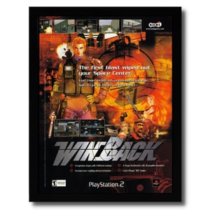 Winback: Covert Operations Framed Print Ad/Poster Official PS2 N64 Promo Art