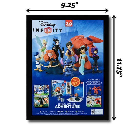 2015 Disney Infinity 2.0 Framed Print Ad poster PS4 Xbox One Wii U