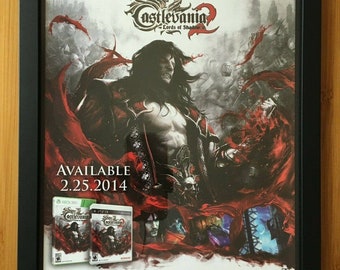 Castlevania: Lords of Shadow 2 Framed Print Ad/Poster Official PS4 Xbox One  Art