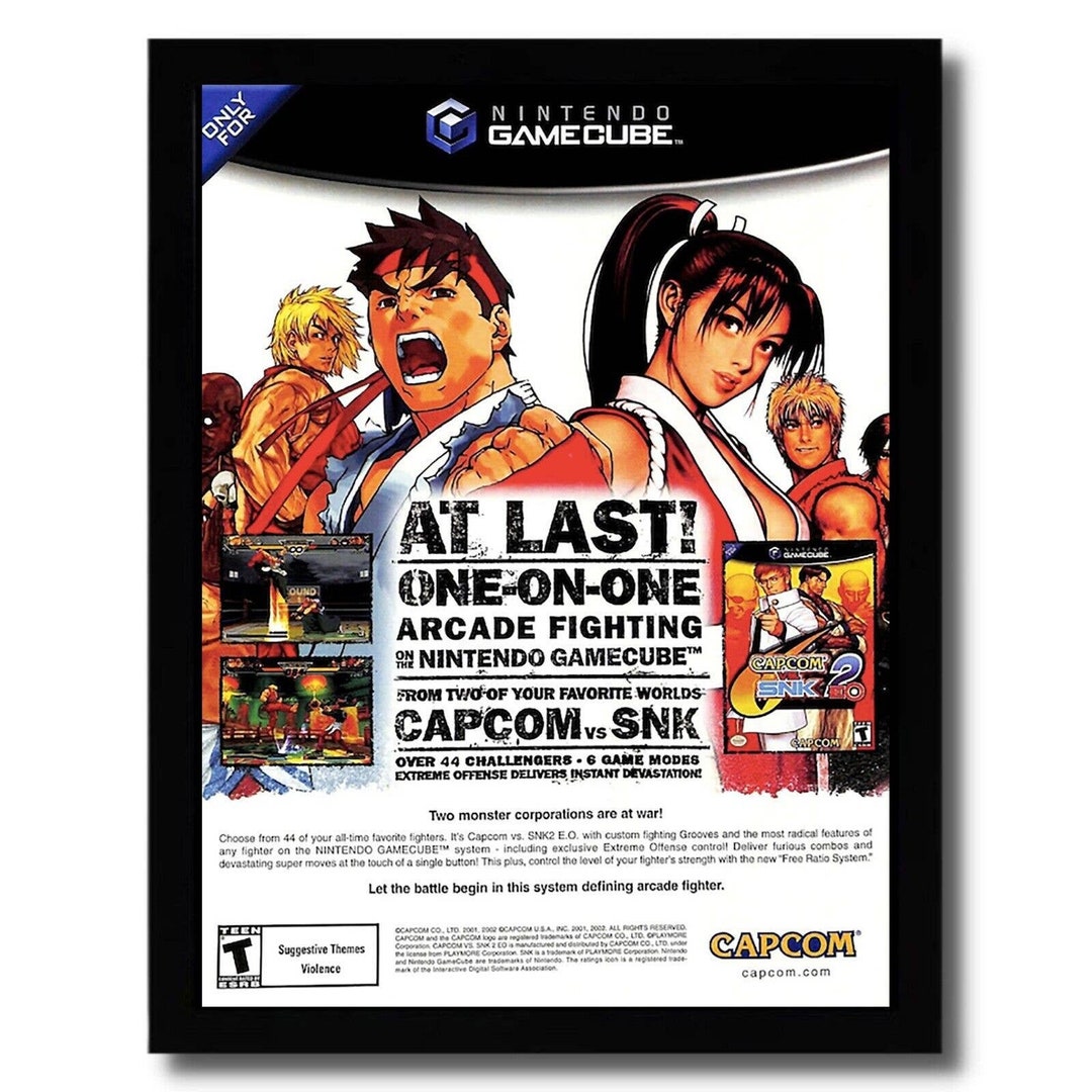 CAPCOM vs SNK B2 ポスター Capcom vs SNK: Millennium Fight 2000 (B2) Japanese