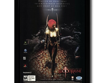 [非売品] メタルギアソリッド　ザ・ツインスネーク　ポスター　販促品　B2 メタルギアソリッド: ツインスネークス 額入りプリント広告