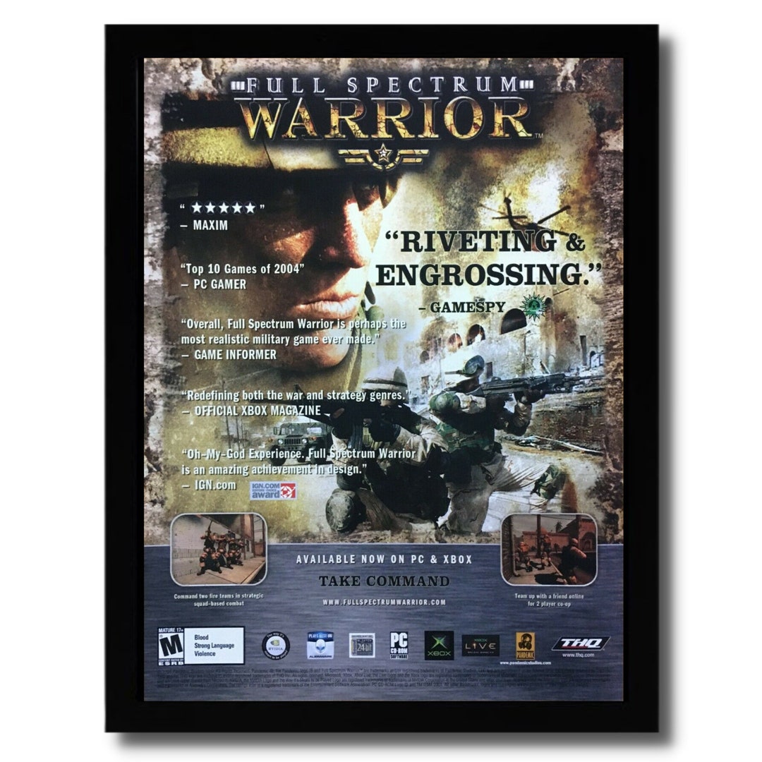 Full Spectrum Warrior War Games For Xbox Buy 2004 Full
