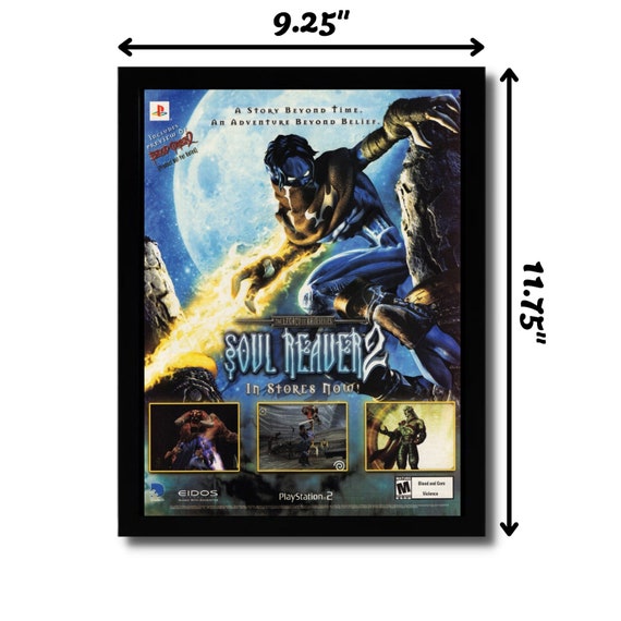 2001 Soul Reaver 2 Framed Print Ad/poster Authentic PS2