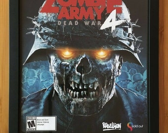 Zombie Army 4: Dead War Framed Print Ad/poster Official PS4 Xbox
