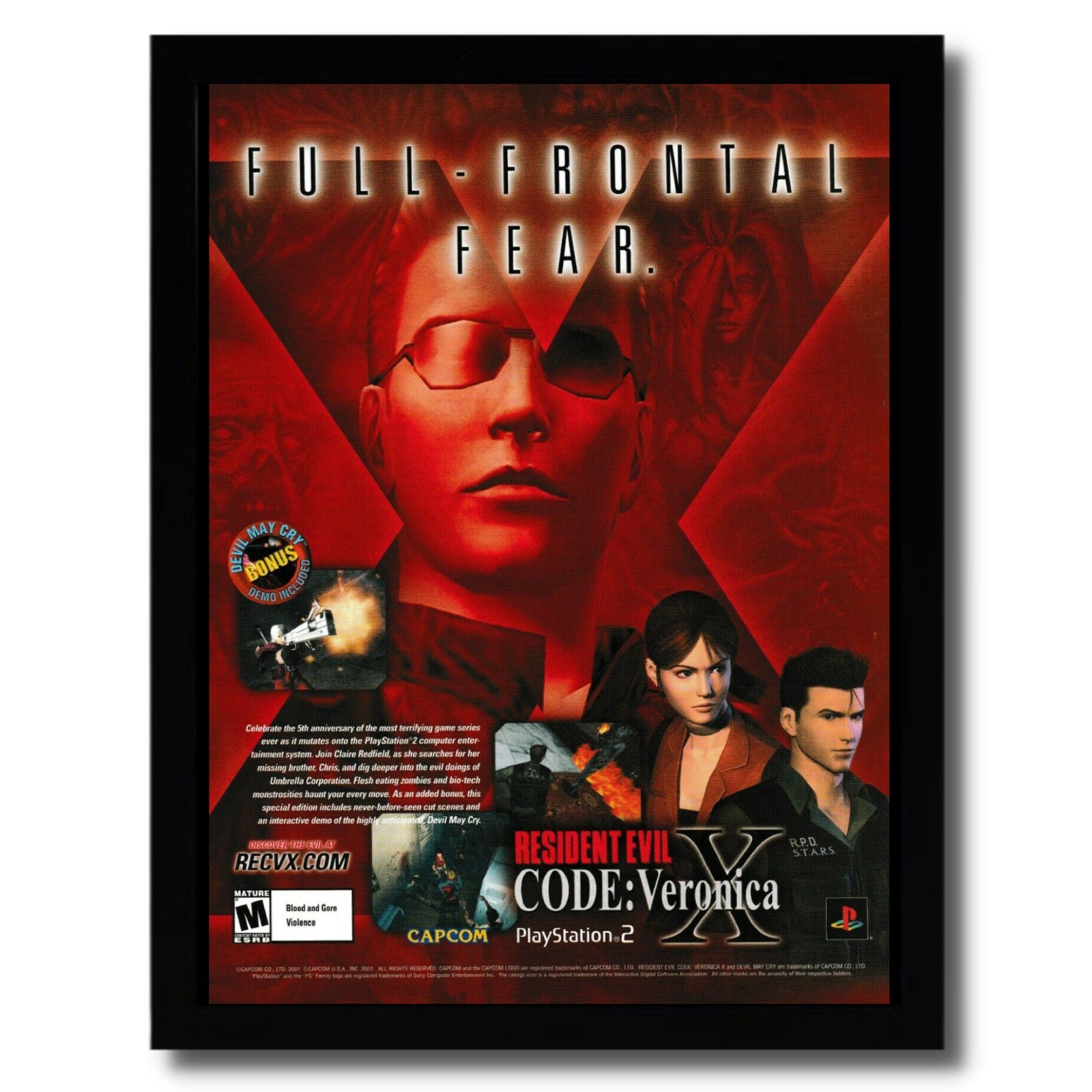 Resident Evil Code: Veronica HD Edition PC Box Art Cover by Warsony