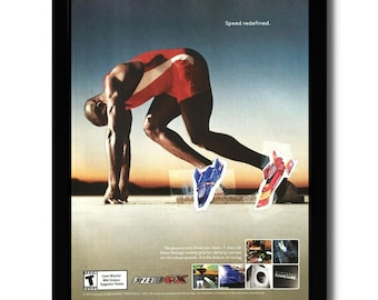 2003 F-Zero GX Framed Print Ad/Poster Gamecube Olympic Runner Official Promo Art
