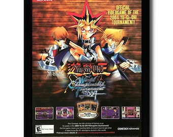 Yu-Gi-Oh! World Championship Tournament 2004 Framed Print Ad/Poster Official Art