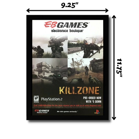 Killzone Poster Playstation Wall Art Video Games Picture 