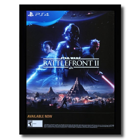 PS4 スターウォーズ　バトルフロントⅡ 非売品ゲームポスター PS4 スターウォーズ バトルフロントⅡ 非売品ゲームポスター