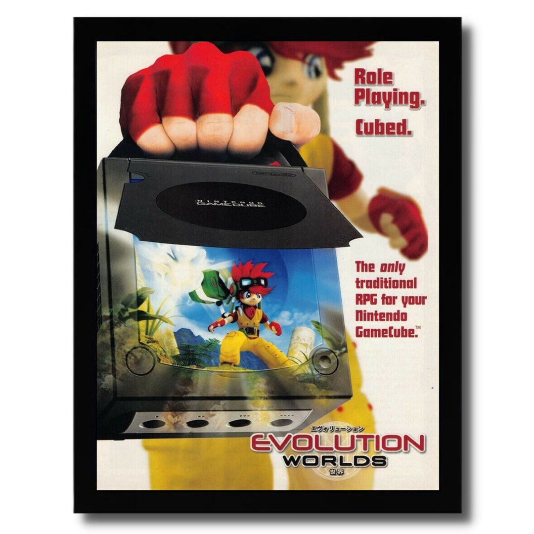 2002 Evolution Worlds Framed Print Ad/poster Original Authentic ...