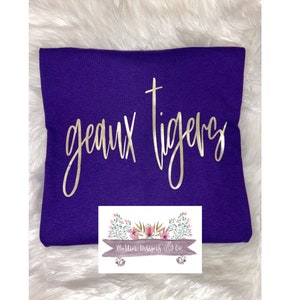 Geaux Tigers Game Day Tee, Geaux Tigers, LSU Tigers, Favorite Game Day Tee, Game Day, Let’s Geaux Tigers, Louisiana State, Football Season