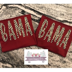 Leopard Print Bama Tee, Leopard Print Alabama Tee, Alabama, Leopard Print, Football Tee, Game Day Tee, Bama, Game Day, Favorite Game Day Tee