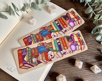 DnD Bookmark | Arcane Curiosities Bookmark | Fantasy Journal Book