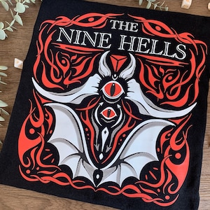 Maglietta DnD / Maglietta The Nine Hells Band / Inferno D&D / Dungeon Master / Maglietta unisex