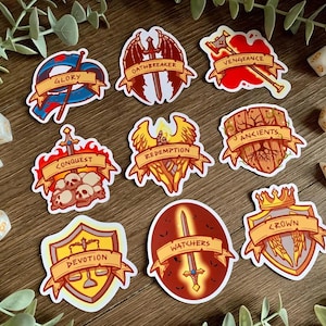 DnD Paladin-subklassestickers | Vinylsticker TTRPG Fantasy Journal, laptop en bidon
