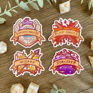 Staglamite Dnd Sticker Dnd Class Stickers | TTRPG Fantasy Journal, Laptop & Water Bottle Vinyl ...