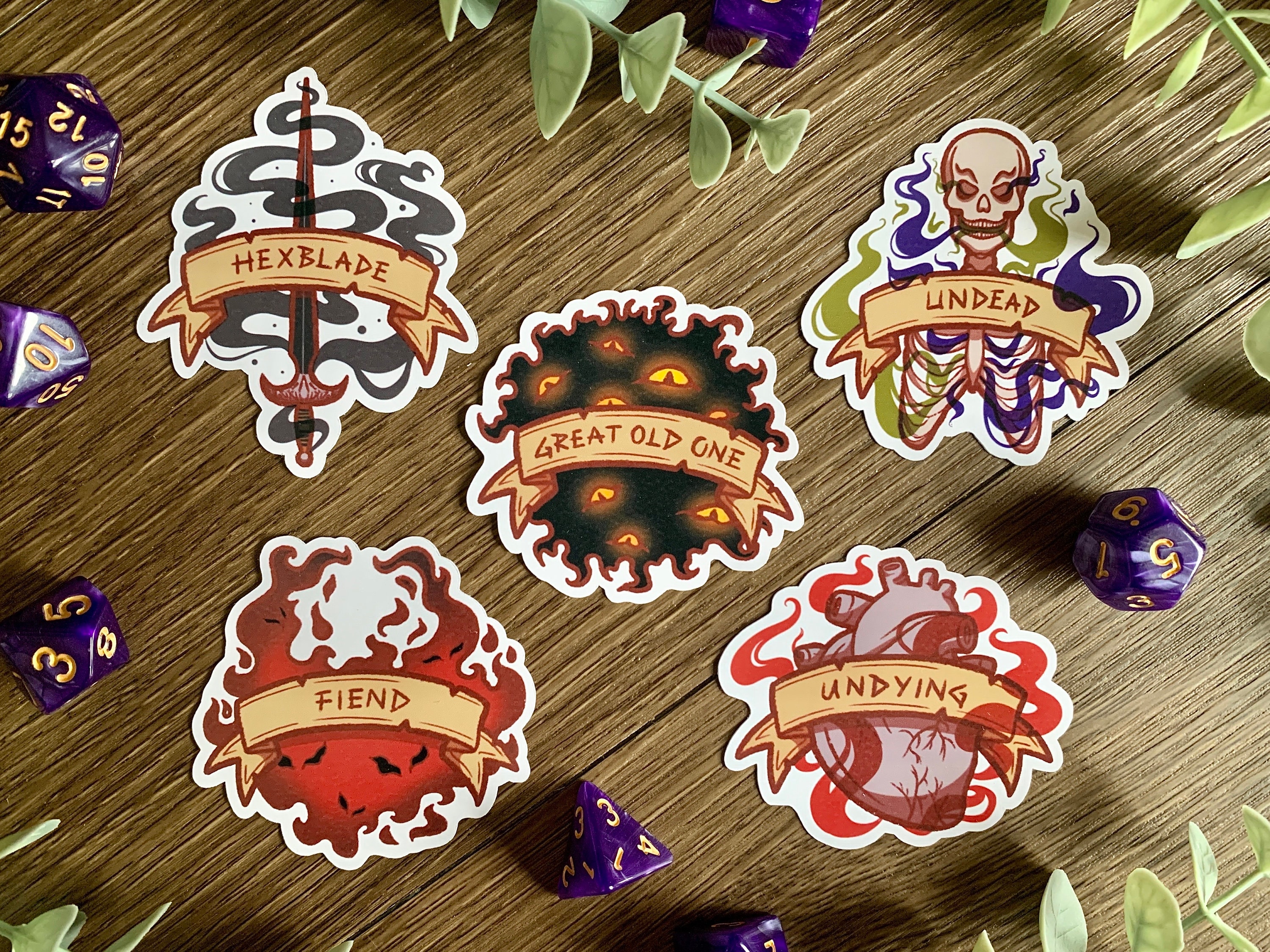 Staglamite Dnd Sticker Dnd Warlock Subclass Stickers | TTRPG Fantasy Journal, Laptop & Water ...