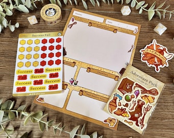 D&D Journalling Bundle | Classic Adventure | TTRPG Gift | Dungeons and Dragons