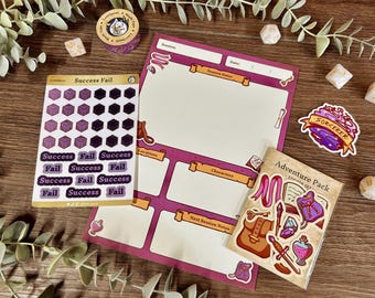 D&D Journalling Bundle | Magical Adventure | TTRPG Gift | Dungeons and Dragons