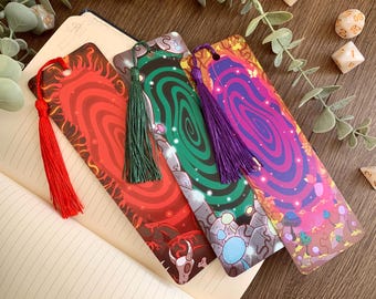 DnD Bookmarks | Portal Bookmarks | Feywild Art | Underdark Art