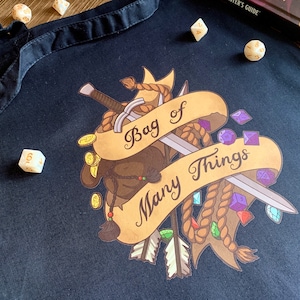 DnD-tygväska | DnD-bomullsväska | DnD-shoppingväska | Väska med många saker