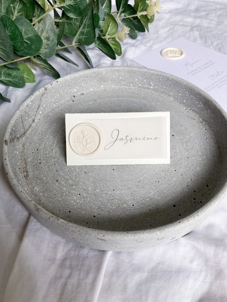 Vellum Place Name Tags Personalised Name Tags Wedding Place Etsy UK