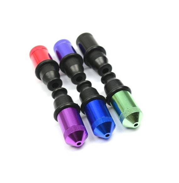 Sneak a Toke Metal Bullet Shaped Smoking Pipe Smokeless Sneak a Toke With  Screens