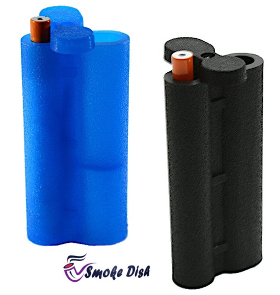 toke a cigarette Plastic One Hitter Dugout Smoking Box Cigarette Metal Bat Smoking Pipe  Sneak Toke