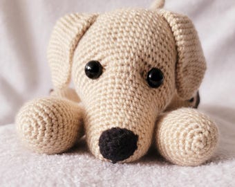 Luna the Labrador Crochet Pattern: Amigurumi Dog Puppy (PDF Download)