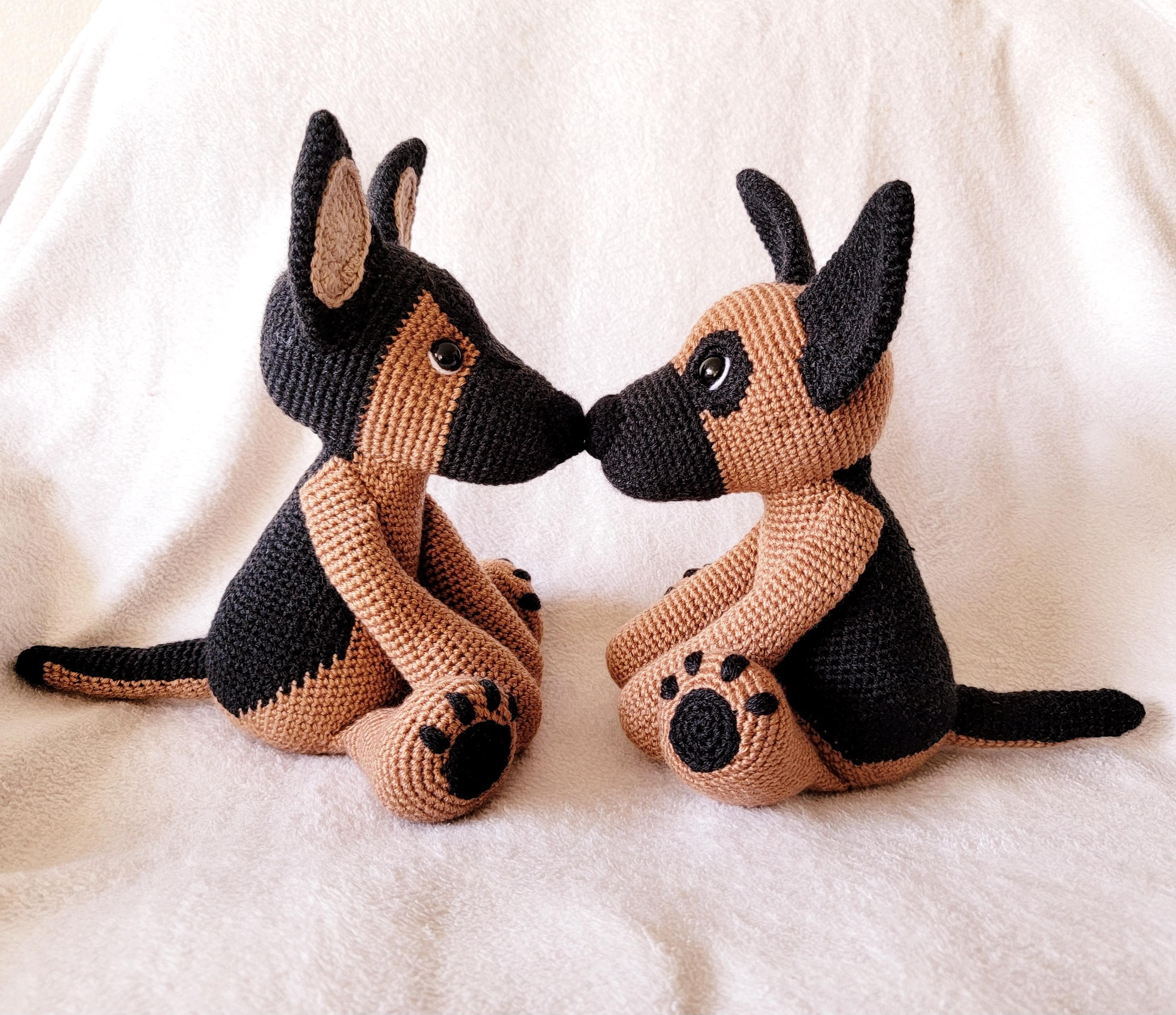 German shepherd knitting pattern hot sale