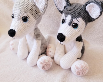 Zeus the Husky Crochet Pattern: Amigurumi Dog, Beginner Friendly (PDF Pattern)