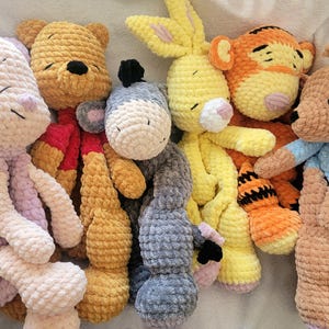 Winnie the Pooh Snuggler, crochet pooh bear, snuggler, pooh bear snuggler, bear snuggler, baby shower gift, toddler, nursery decor, baby toy