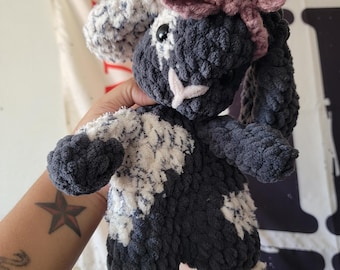 Baby Bonnie Snuggler, bunny snuggler, baby bonnie, bunny plushie, crochrt bunny, baby shower gift, nursery decor, baby stuffie, baby toy