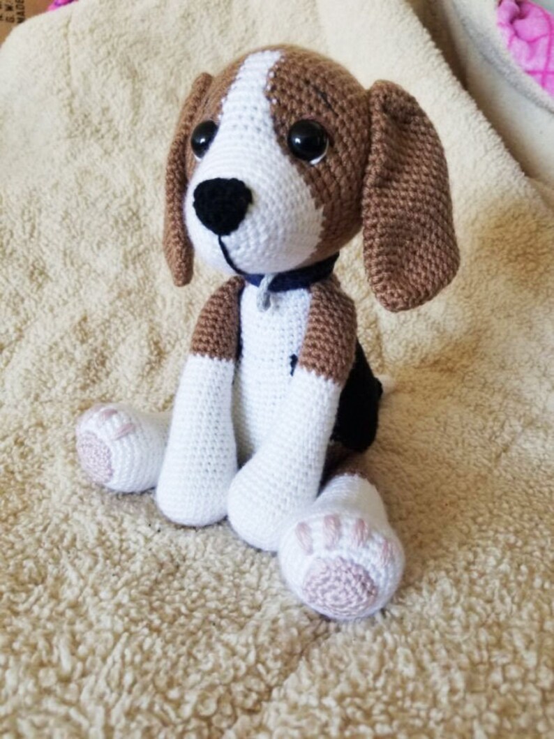 Shiloh the Beagle Crochet Pattern Puppy Crochet Beagle Etsy