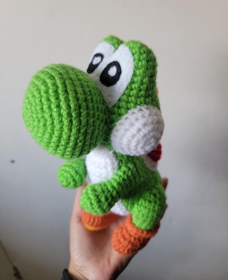 Custom Yoshi Crochet Plush - Super Mario Inspired - Etsy Australia