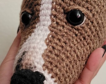 Custom order: Any dog breed, pet portrait, crochet dog, crochet puppy, pet memorial, dog memorial,  dog portrait, dog portrait, dog replica