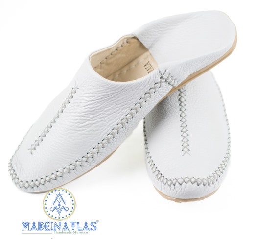 Leren muiltjes voor heren Marokkaanse schoenen Marokkaanse pantoffels babouche pantoffels heren loafers heren schapenvacht pantoffels heren Etsy Belgie