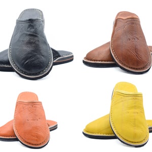 zapatillas babouche hombres, zapatillas de piel de oveja hombres, zapatillas de casa, zapatillas marroquíes bereberes, zapatillas de invierno para hombres
