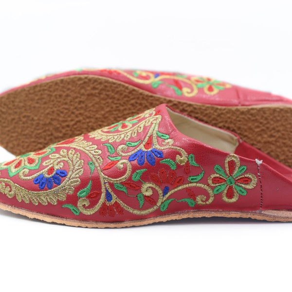 Moroccan wedding slippers for bridesmaids, Morocco slippers for bridal party, women house slippers