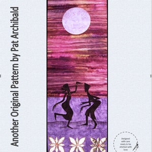Evening Dancers Art Quilt Digital Download Pattern