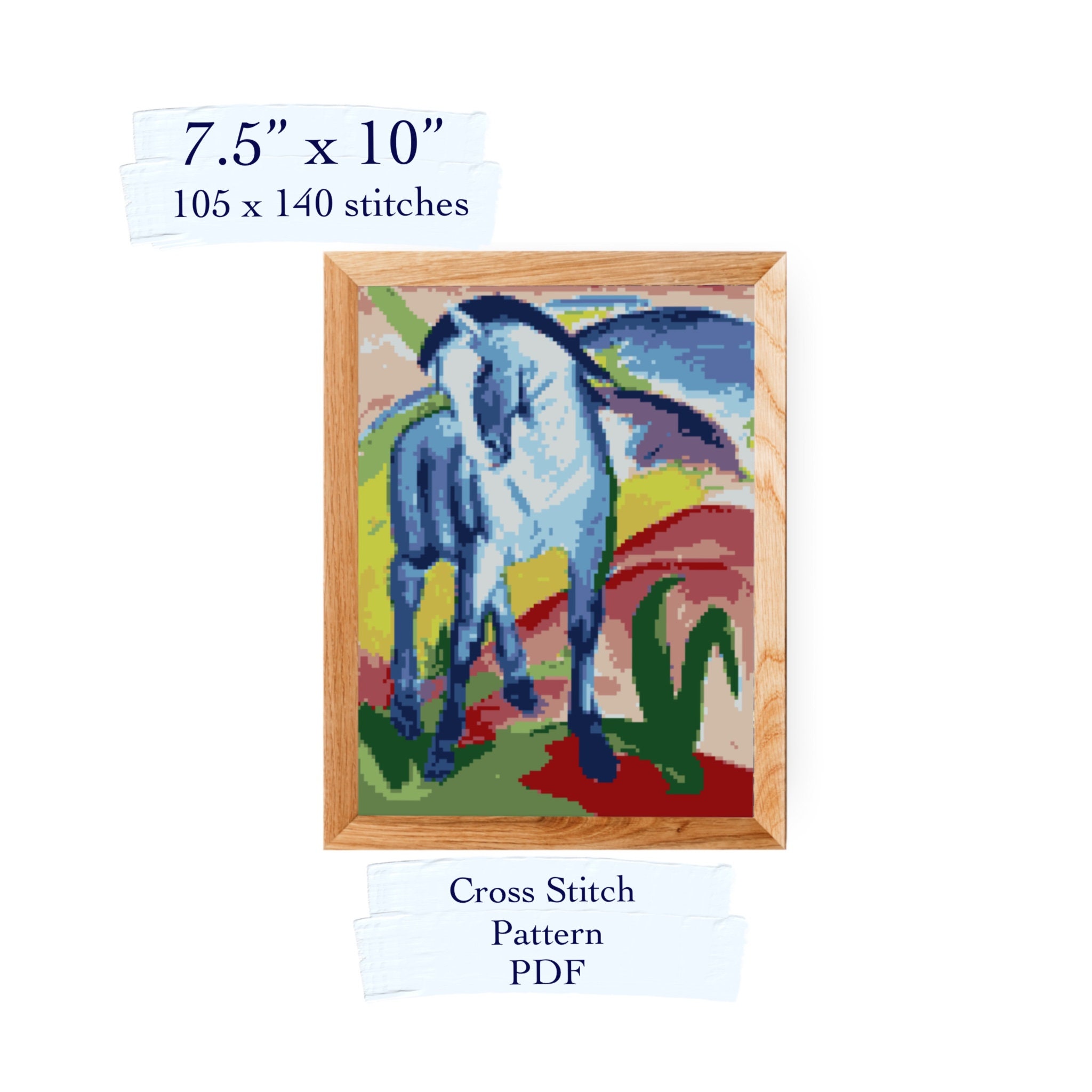 Franz marc horse - Etsy 日本