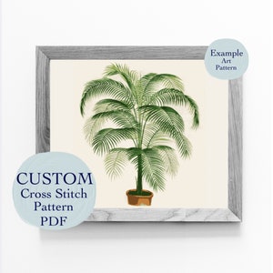 Custom Cross Stitch Pattern, Cross stitch gift, Digital  PDF download