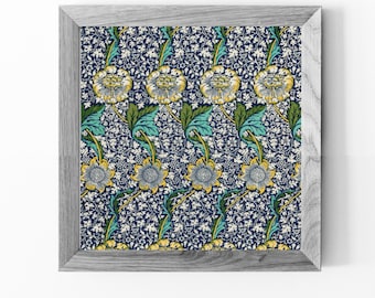 William Morris Kennet Floral Cross Stitch Pattern (PDF Download)