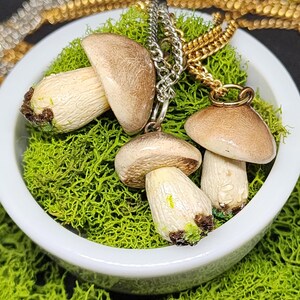 Mushroom Pendant Necklace