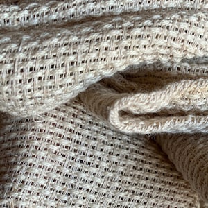 Vintage Evenweave Fabric: 10 Count Undyed Cotton for Cross Stitch