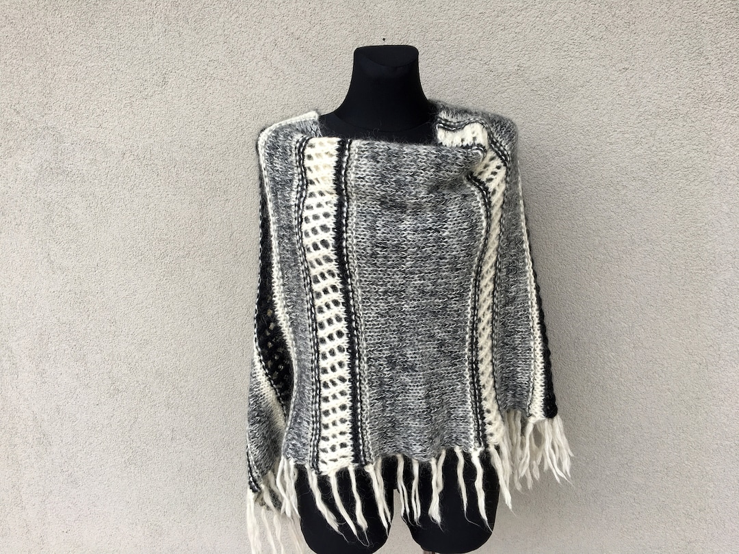 wool shawl poncho
